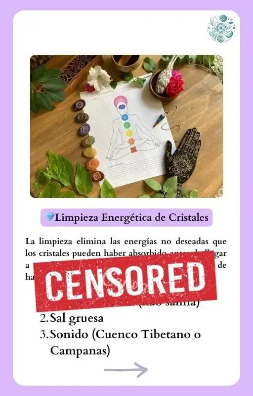 Página del Atlas: Limpieza energética de cristales